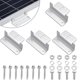 thumbnail image 1 of 4 Uds Panel Solar Z soporte de montaje abrazadera de aleación de aluminio Z Kits de soporte de montaje con tuercas y pernos, 1 of 5
