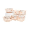 thumbnail image 6 of Spectrum Diversified Steel Wire Storage Basket Organizer for Closets, Pantry, Kitchen, Garage, Bathroom and More, Medium, Copper, 6 of 12