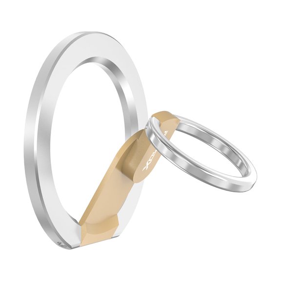 Snapo 2-in-1 Magnetic MagSafe Phone Ring & Stand, Holder with Adjustable Kickstand - Gold