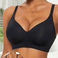 thumbnail image 3 of Plcasen Womens Seamless Jelly Bras No Underwire Comfort Push Up Bras Soft Wireless Bralette Full Coverage Bra, 3 of 4