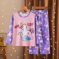 thumbnail image 1 of Pijamas para niños, niñas, primavera y otoño, traje fino de manga larga para niños, niñas pequeñas, ropa de verano para el hogar para niños medianos y grandes, 1 of 1