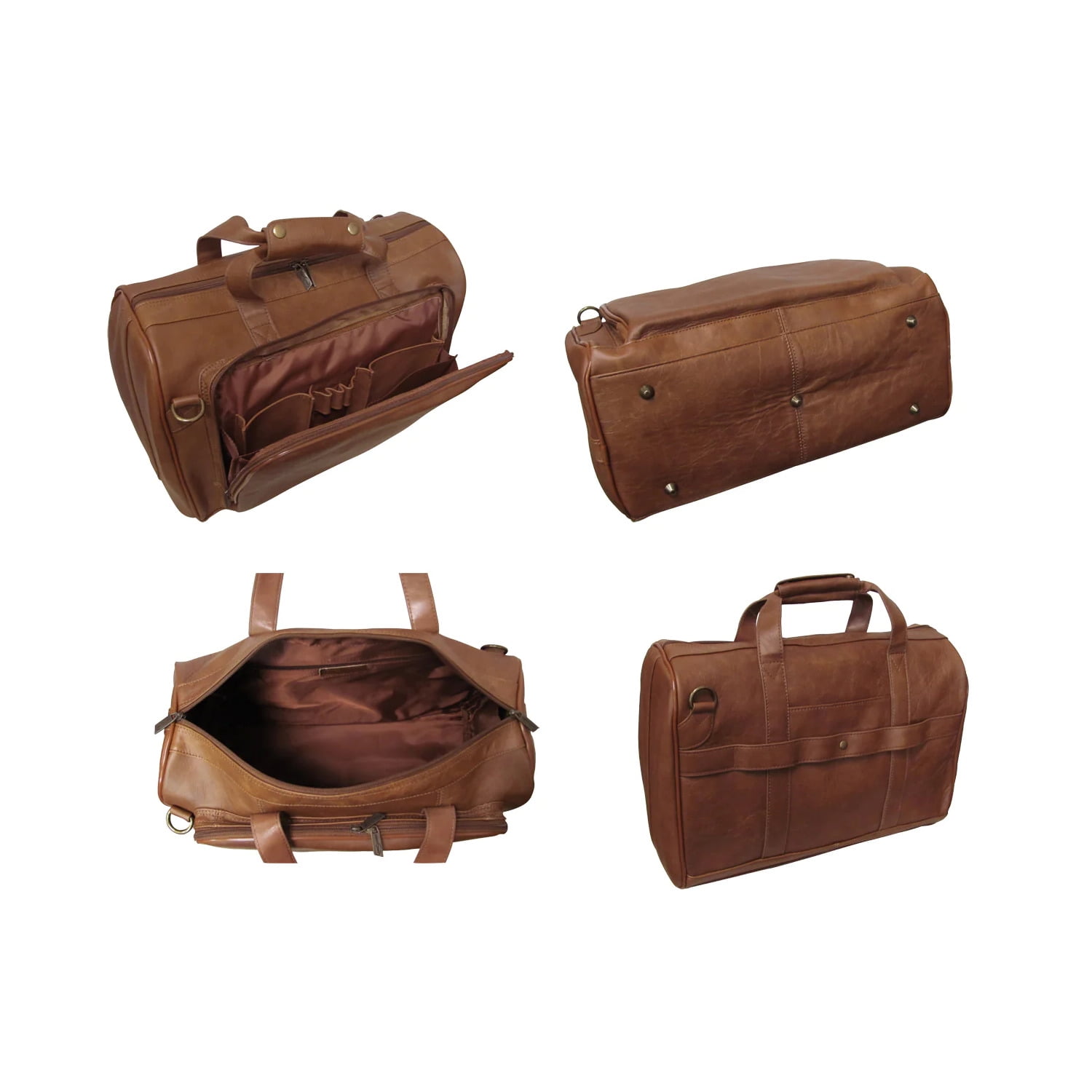 Amerileather Leather 2 Piece Luggage Set