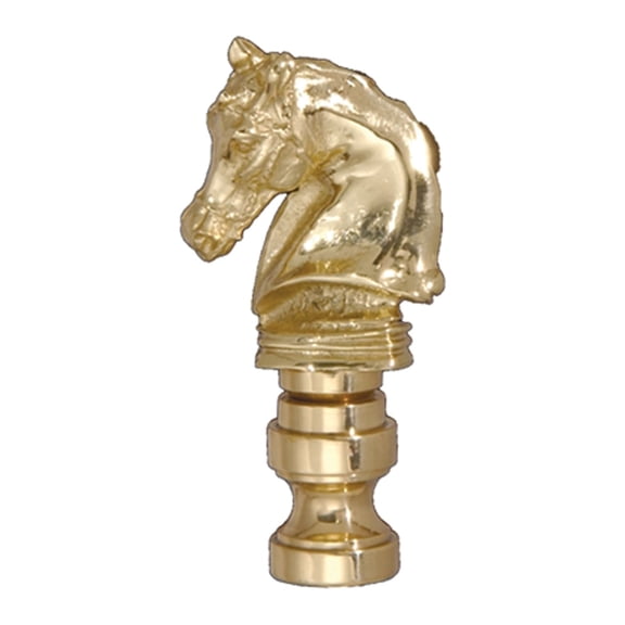 B&P Lamp® 2 1/4" Brass Knight Finial