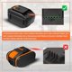 thumbnail image 2 of Mini Cargador de Batería para Worx 6Pin 20V para Auto, para Worx 20V Cargador de Batería de 6 Pines Reemplazo para Vehículo con Enchufe para Encendedor de Cigarrillos (sin Batería), 2 of 10