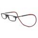 thumbnail image 2 of Gafas de lectura Tr de alta calidad con absorción magnética, cuello colgante, gafas para lectores Funky (ampliación 2,5: Rojo ), 2 of 5