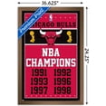 thumbnail image 3 of NBA Chicago Bulls - Champions 13 16.5" x 24.25" Framed Poster, by Trends International, 3 of 3