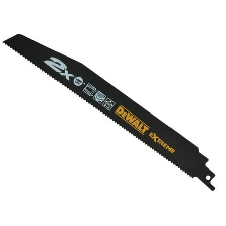 DEWALT - 2X Life General Purpose Reciprocating Blade 152mm x 10 TPI Pack of 5