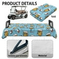 thumbnail image 6 of Yuyamidu Golf Ball Golf Cart Seat Covers Cute Beer Club Car Seat Towel Blanket for Golf Cart Accessory, Blue, 6 of 8