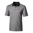 thumbnail image 2 of Men's Cutter & Buck  Black Akron RubberDucks Big & Tall Forge Tonal Stripe Stretch Polo, 2 of 3