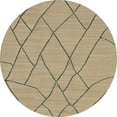 thumbnail image 1 of Ahgly Company Indoor Round Abstract Copper Green Solid Area Rugs, 6' Round, 1 of 6