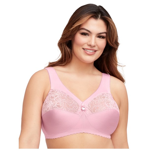 Glamorise Full Figure Plus Size MagicLift Original Support Bra Wirefree