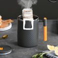 thumbnail image 7 of Taotanxi 15 oz Stainless Steel Insulated Coffee Mug with Handle, Double Wall Vacuum Travel Mug, Tumbler Cup with Sliding Lid, Gray, 7 of 7