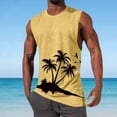 thumbnail image 2 of BRGZLK Mens Tank Top Summer Pullover Casual Beach Tropical Hawaiian Sleeveless T-Shirt Print Workout Muscle Gym Sports Round Neck Tees, 2 of 6