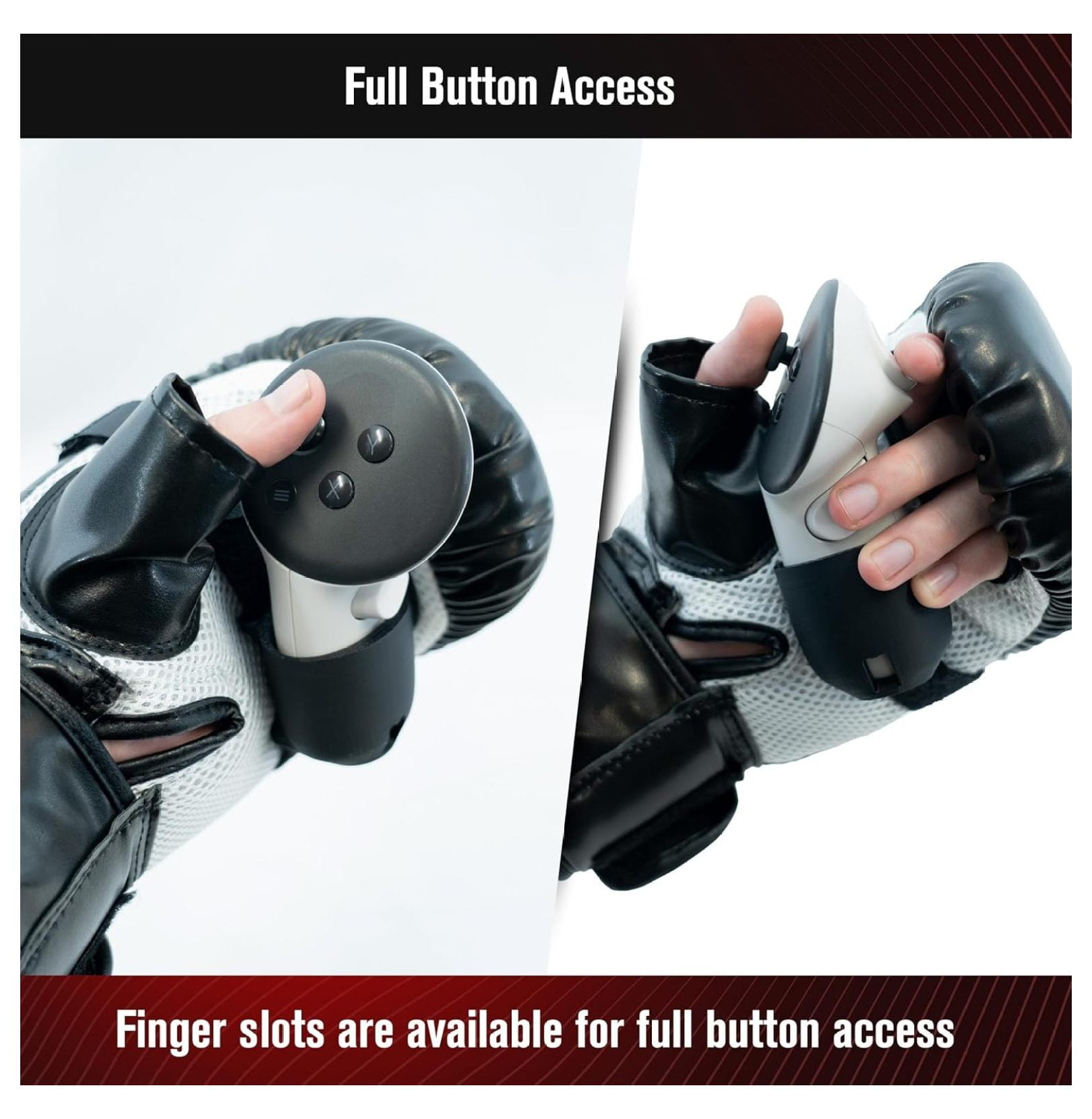 Ultimate Boxing Gloves - Updated Version and Improved Model VR Boxing Mitts Controller Accessory for Thrill of The Fight FitXR BoxVR - Rift S, Oculus 2, Index
