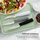 thumbnail image 2 of Juego de cuchillos para pelar KitchenAid de acero inoxidable con alto contenido de carbono, 3 piezas, 2 of 9