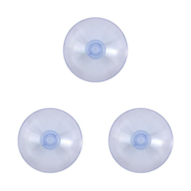 Advancent 20Pcs Suction Decor Mushroom Head Transparent Household Tools Replacement Fixing Parts Tank Sucker Set Small Fish Glass Type1