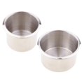 thumbnail image 1 of 2 soportes para bebidas de material acero inoxidable para , , , camionetas, 85 *55 mm (3,35 x 2,17 pulgadas) + 90 *55 mm (3,5 DYNWAVEMX Portavasos empotrado para vehículos recreativos, 1 of 8