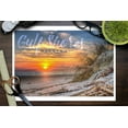 thumbnail image 3 of Gulf Shores, Alabama, Sunset on Beach (9x12 Wall Art Print, Home Decor), 3 of 3