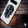 thumbnail image 6 of Galaxy S10+ Case, Duo Shield Slim Wallet Case + Dual Layer Card Holder For Samsung Galaxy S10+ [NOT S10 OR S10e] (Released 2019) Thin Blue Line Skull, 6 of 6