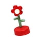 thumbnail image 3 of Lámpara de mesa con diseño de flores, moderna, decorativa, para mesita de noche o escritorio Rojo, 3 of 9