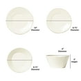 thumbnail image 4 of Vietri Lastra Linen 4-Pc Place Setting, Dinnerware Set - Cereal/Pasta Bowls, Salad/Dinner Plates, 4 of 4