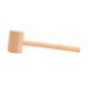 thumbnail image 3 of Martillo artesanal de cuero de madera, martillo para estampado de cuero, accesorios profesionales sólidos, mazo de tallado para carpintería de cuero, 3 of 8