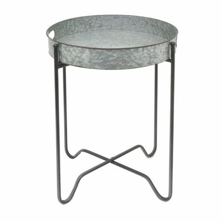 Galvanized Planter Stand Benzara Galvanized Planter Stand Benzara