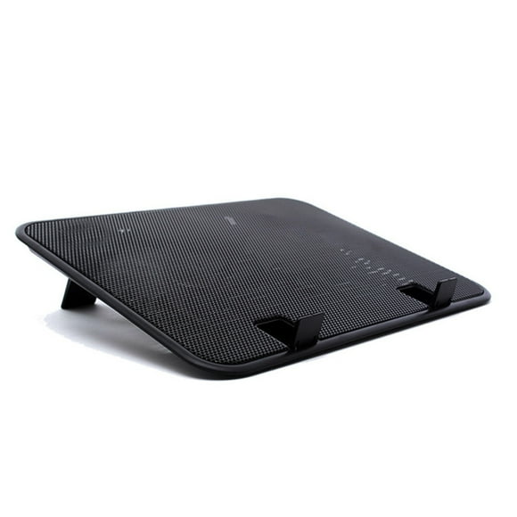 bedienty New Arrival 14 inch Notebook Cooler 5v Dual Fan USB External Laptop Cooling Pad Slim Stand High Silent Panel Fan black