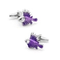 thumbnail image 1 of Gemelos con diseño de pez morado para hombre en color cobre, 1 of 2