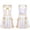 White, variant on G'irl's Halloween Costume, Popular Singer Idol Group Cosplay Dress Up Outfits, 3D Printed Jacket Tank Top Shorts Set, Birthday Party & Fancy Dress Costume