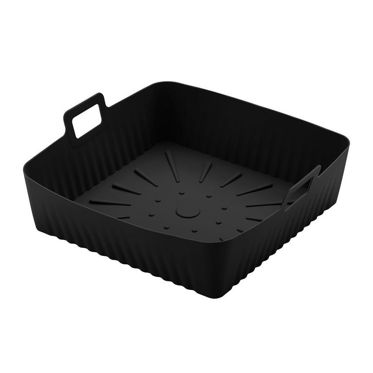 Air Fryer Oven Baking Tray+Paper Non-Stick Silicone Pot Air Fryer Basket  Linings