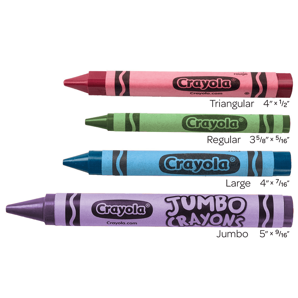 Crayola Large Size Classic Crayons 8 Count Great For Small Hands