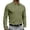 Army Green-B#140723FF, variant on Polo T Shirts for Men 3 Button Placket Lapel Collar Mens Shirts Long Sleeve Business Casual Golf Polo Shirts for Men Athletic T Shirts with Pocket Black L