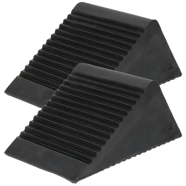 MesaSe 2 Pcs Bloc Triangulaire de Contrôle de Caoutchouc pour Camion Antidérapant