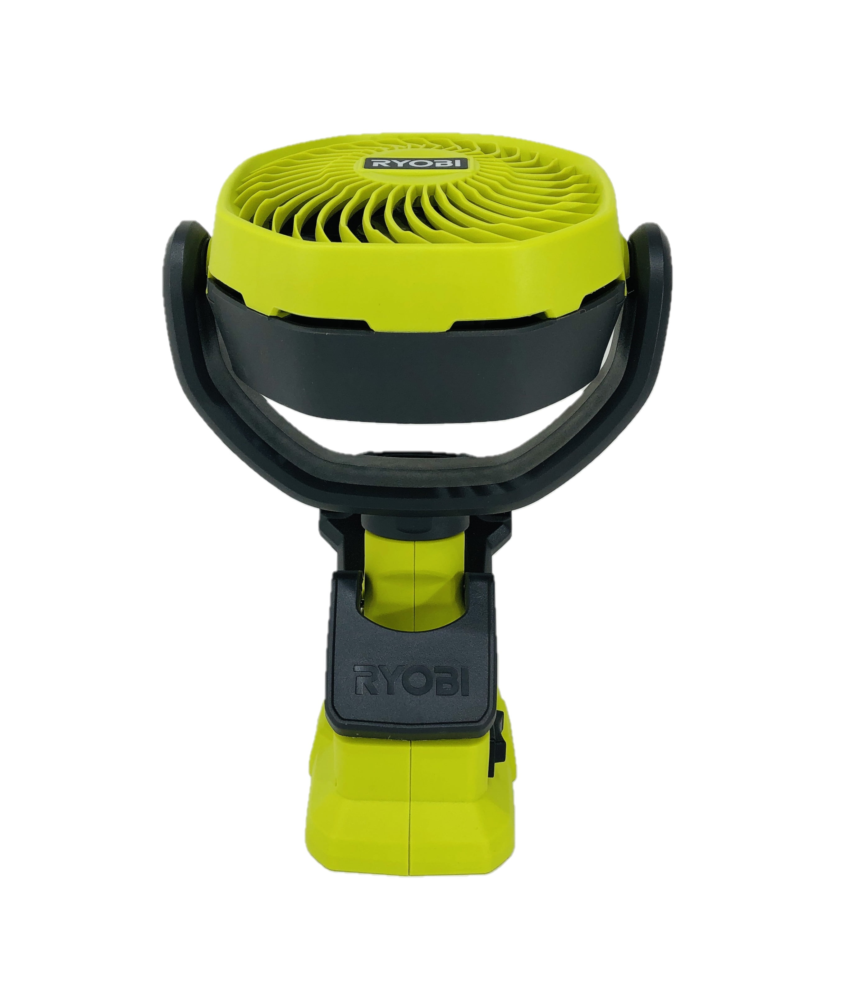 RYOBI PCF02 18-Volt Cordless 4 in. Clamp Fan Kit with 4Ah Battery & Charger