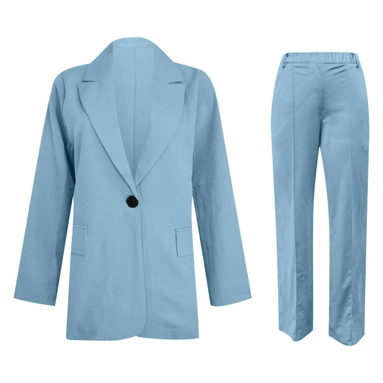 EHQJNJ Tracksuit for Women 90S Two Piece Lapels Suit Set EHQJNJ Tracksuit for Women 90S Two Piece Lapels Suit Set