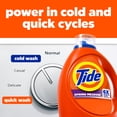 thumbnail image 3 of Tide Laundry Detergent Liquid with 6X Boosted Cleaning Power, Spring Meadow Scent, 80 fl oz, 64 Loads, 3 of 16
