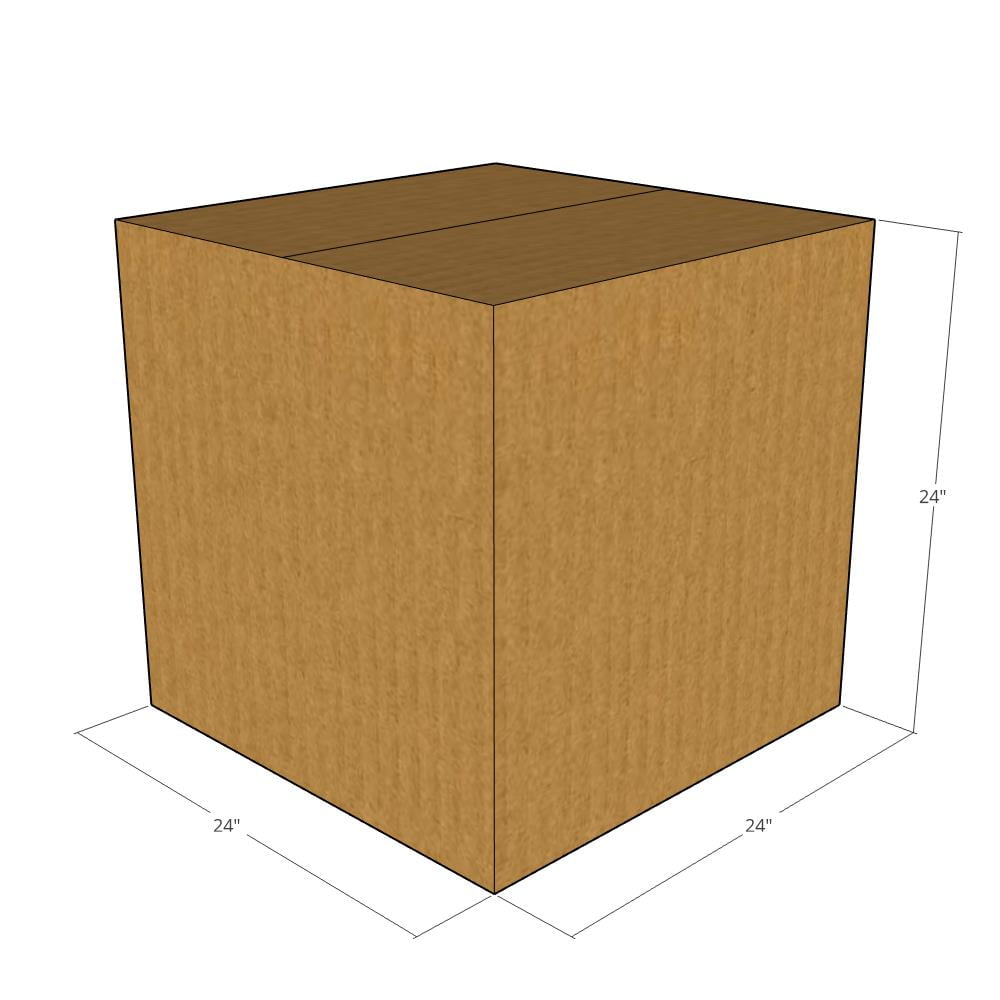 24x24x24 Corrugated Boxes New for Moving or Shipping Needs Walmart