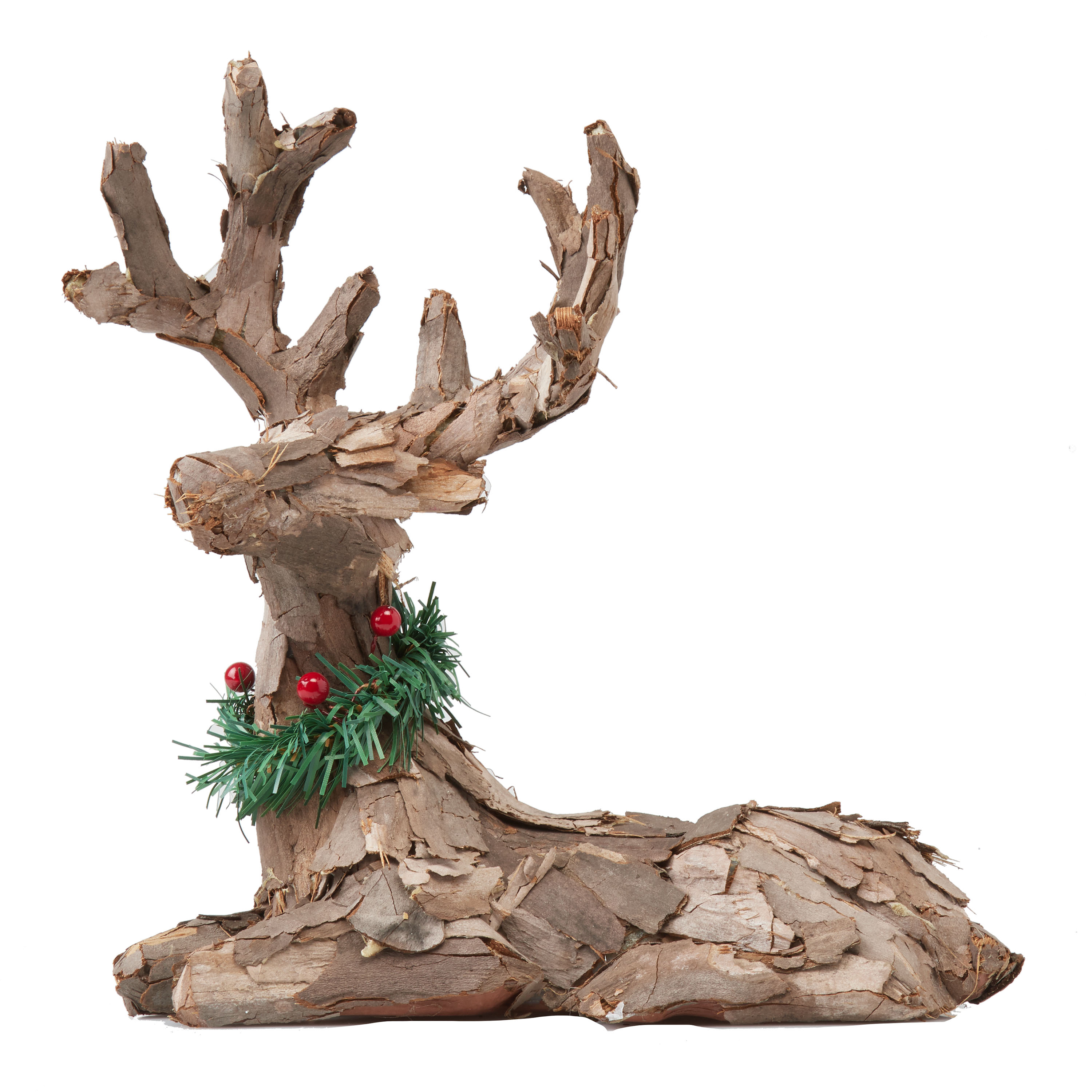Holiday Time Christmas Brown Sitting Reindeer Decoration (9.1 in) - image 4 of 4