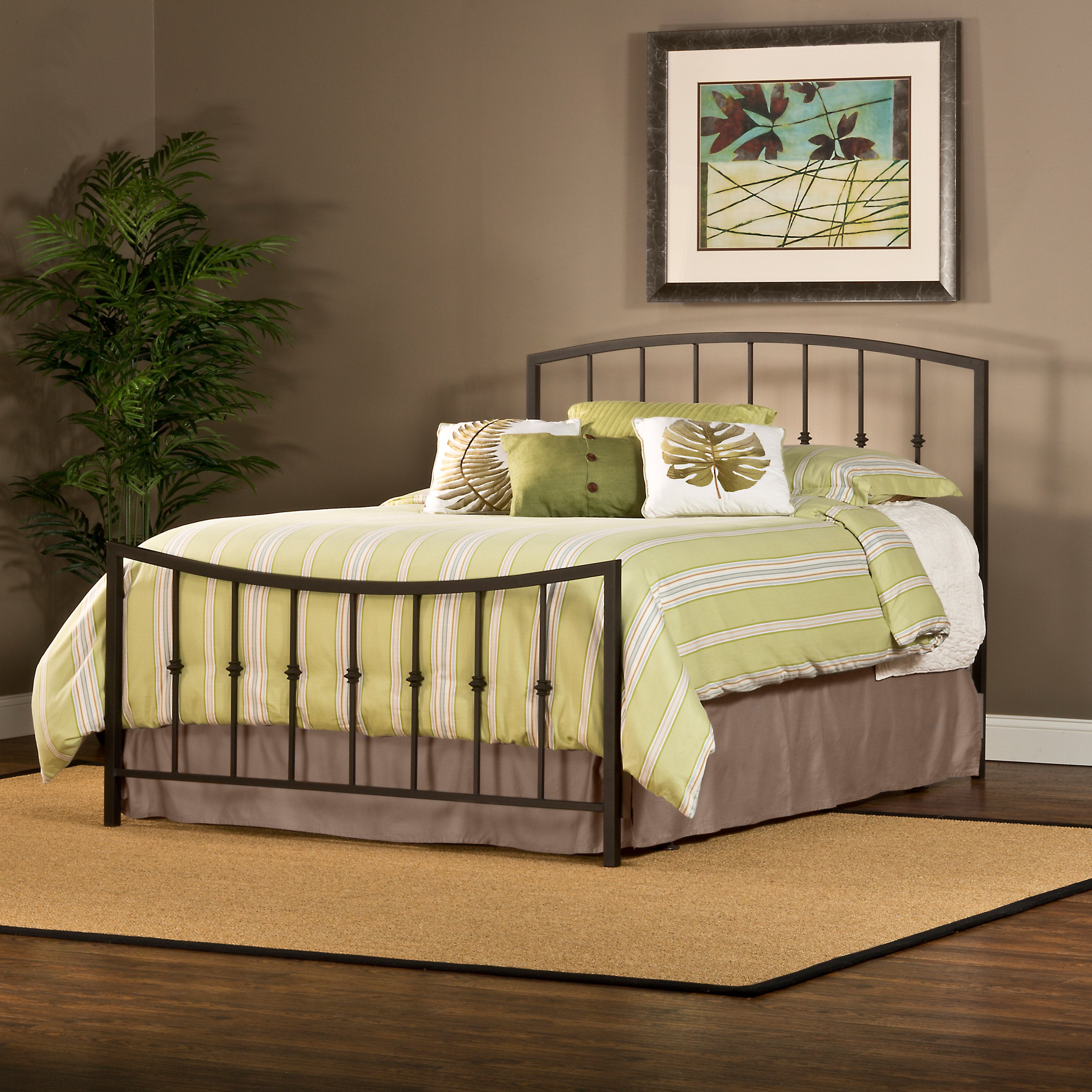 Sausalito Metal Bed - Gold Sparkle - King - Headboard + Frame - Walmart.com - Walmart.com