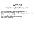 thumbnail image 2 of Transit Auto Front Rear Disc Brake Rotors and Semi-Metallic Pads Kit for Car Volkswagen Passat Audi A4 K8F-101029, 2 of 11