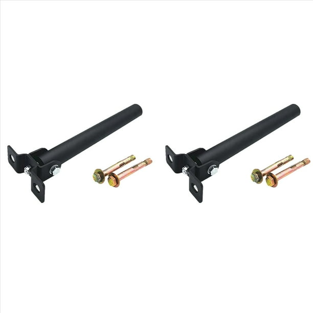 2X Accesorio de Plataforma de Barra en T para Instalar en el Suelo o en la Pared para Ejercicios de Barras con Barra, Equipo de Gimnasio, 25 mm