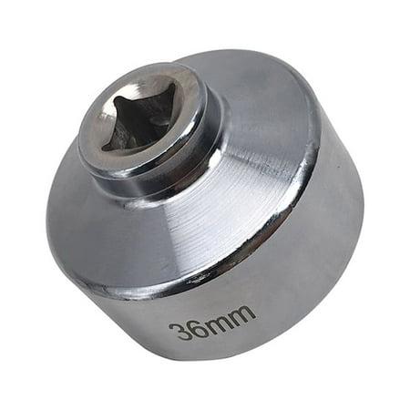 

Walmeck 36mm Oil Filter Wrench 36mm Low Profile Socket Tool to Remove Cartridge Style Housing Canister