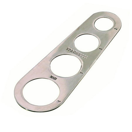 

2pcs Stainless Steel Spaghetti Measurer Pasta Noodle Measure Cook Kitchen Cake Ruler Tapeline Free Measuring Tool Silver