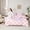 Pink A, variant on Homewish Ribbon Initial E Letter Twin Bedding Sets 7-Piece, Pink Flower Butterfly Bedding Comforter Set, Fairy Tale Princess Reversible Sheet Sets, Ultra Soft Bedroom Decor