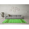 thumbnail image 3 of Ahgly Company Indoor Rectangle Abstract Green Modern Area Rugs, 8' x 10', 3 of 4
