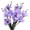 Light Purple, variant on Windfall Artificial Orchids Faux Orchid Arrangements White Orchid Table Centerpiece Silk Fake Flowers White Petals with Purple Stamens for Kitchen Decoration Home Decor Office Wedding Vivid