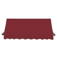 thumbnail image 2 of Awntech 6.375 ft Charleston Fixed Awning Acrylic Fabric, Burgundy, 2 of 2