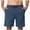 Navy, variant on yillto Mens Causal Shorts 5 Inch Summer Loose Elastic Waist Comfy Breathable Athletic Jogger Shorts