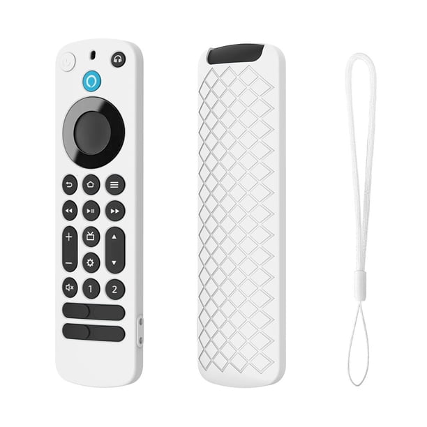 Funda protectora Funda de silicona Funda a prueba de golpes para Amazon Alexa Voice Remote Pro